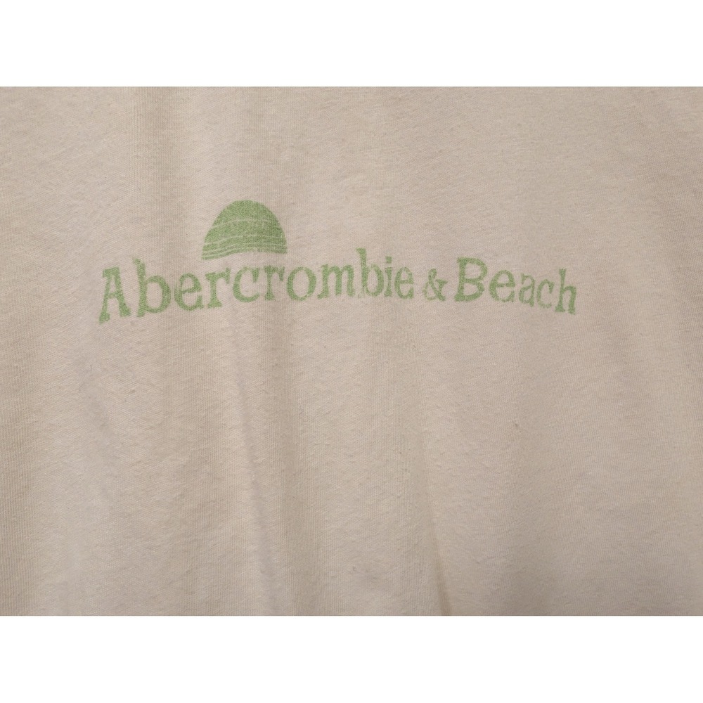 Abercrombie & Fitch Vintage Y2K Abercrombie & Beach Graphic Baby Tee White Small - Picture 6 of 6
